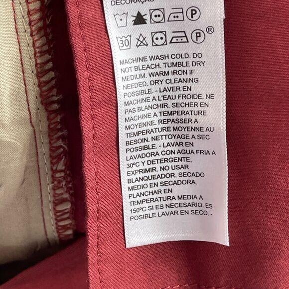 Dockers Shorts Mens 58 Red Ultimate Khaki Flat Front Supreme Flex 9" Inseam - Picture 10 of 16